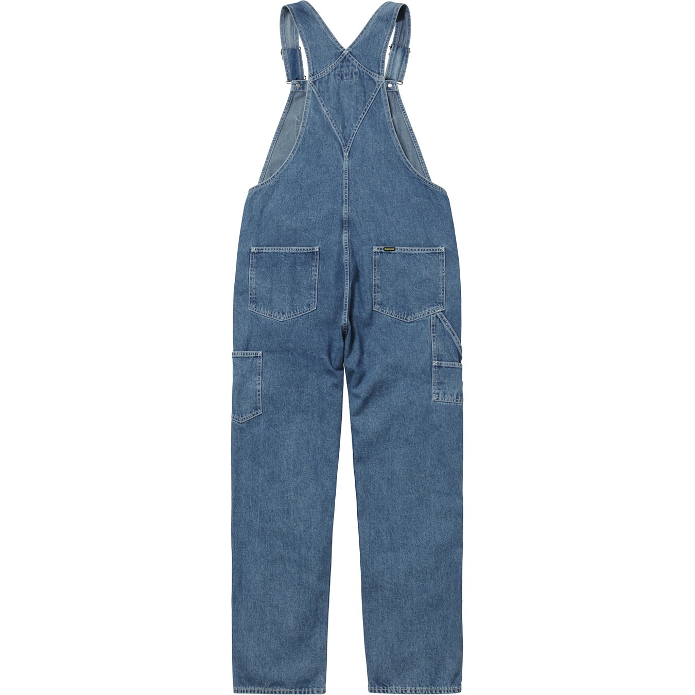 Washed Denim Overalls view 2
